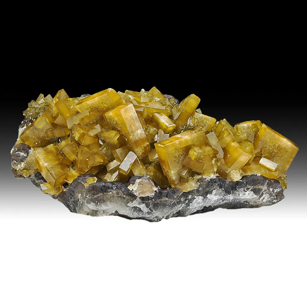 Barite with Fluorite image