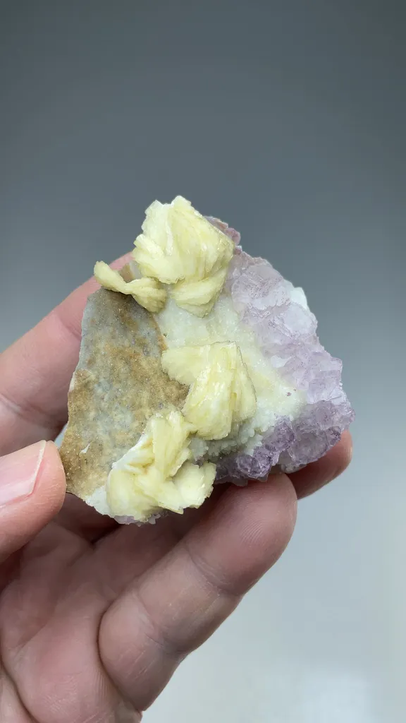 Barite with Fluorite, Quartz - image 2