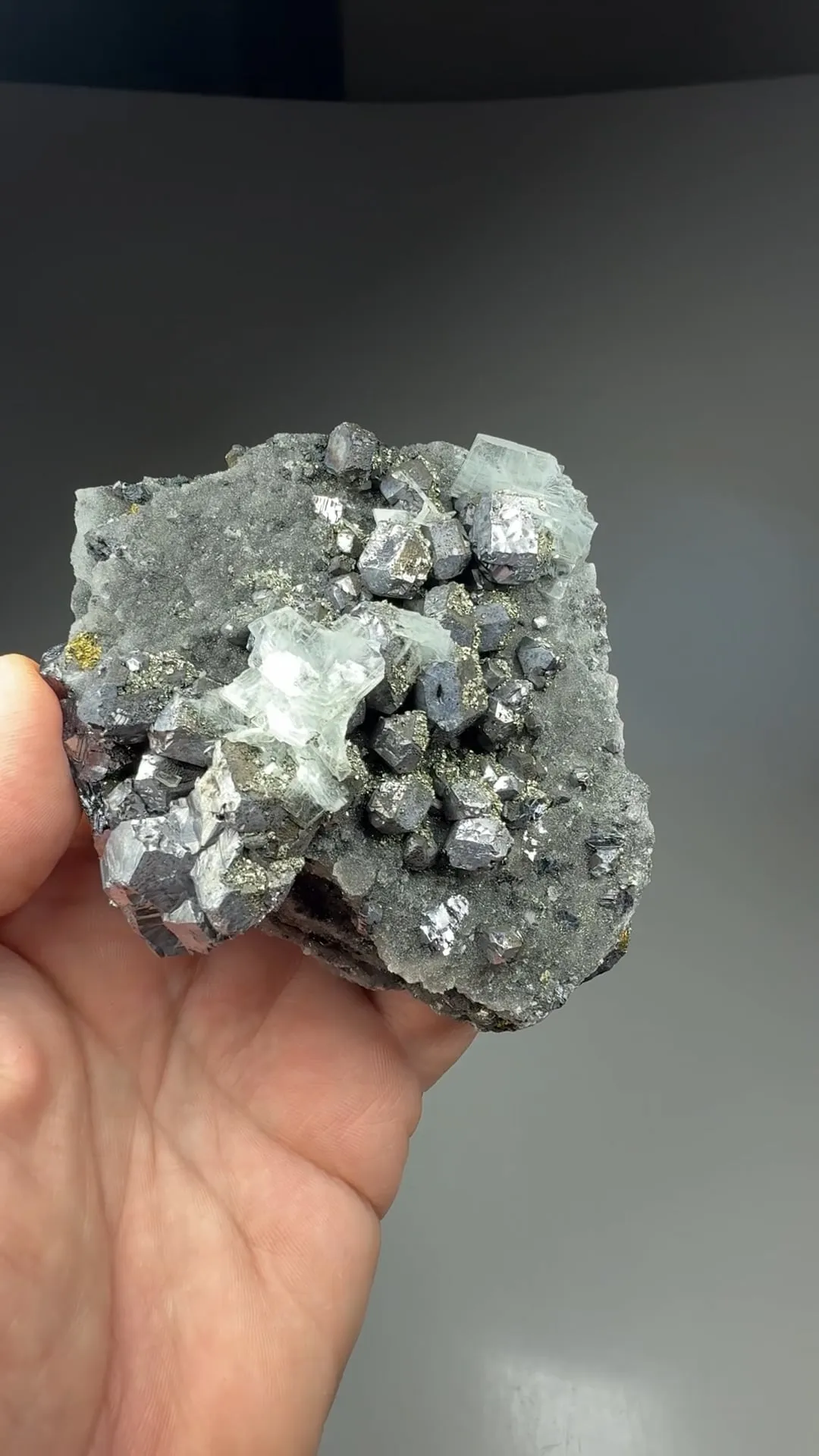 Barite with Galena, Chalcopyrite - image 2