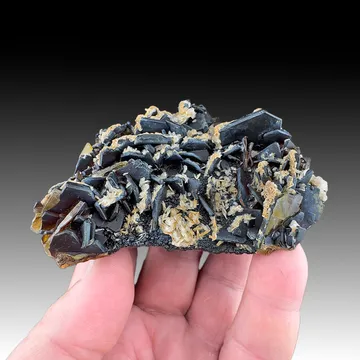 Barite with Goethite, Calcite