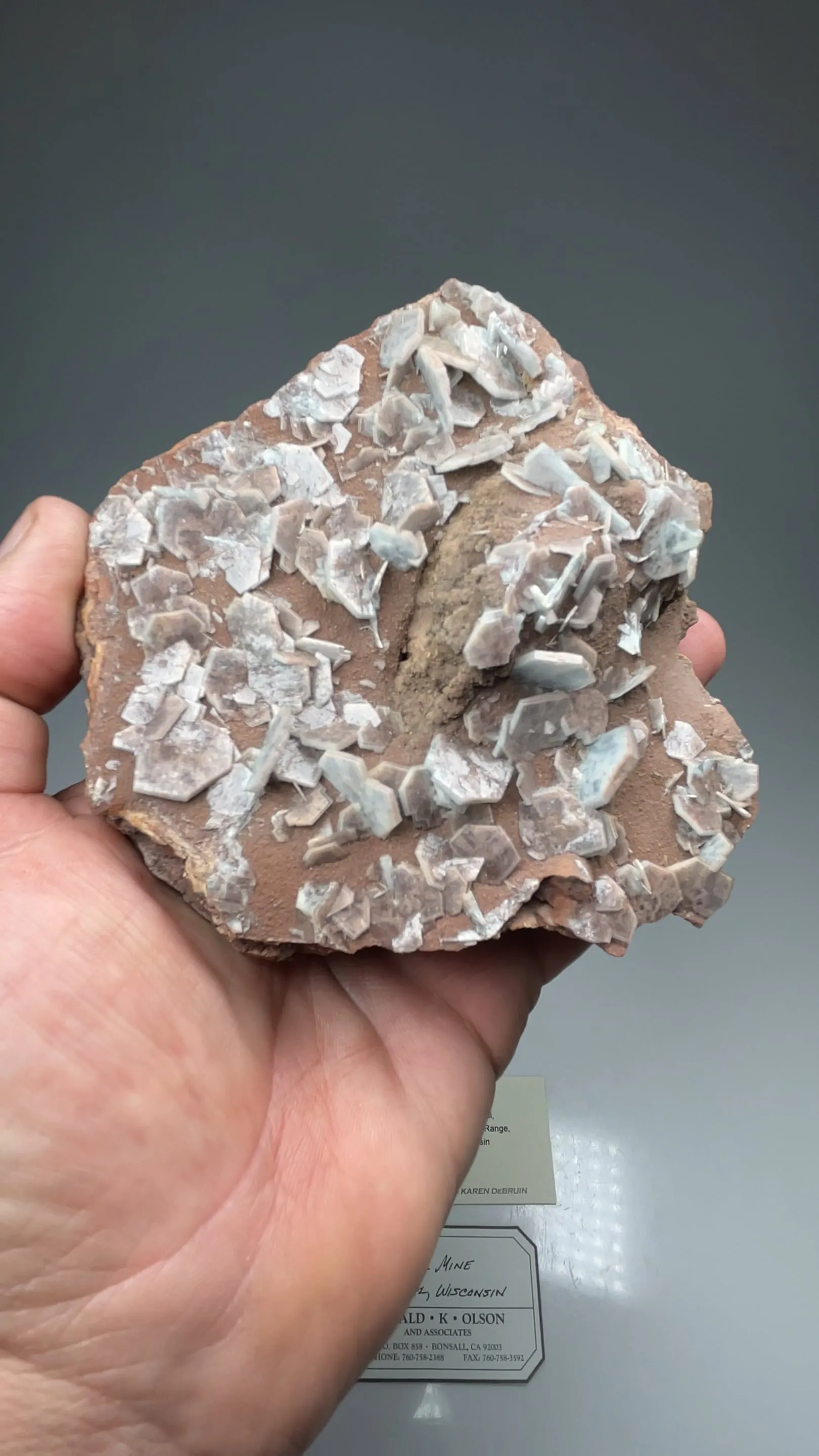 Barite with Hematite - image 2