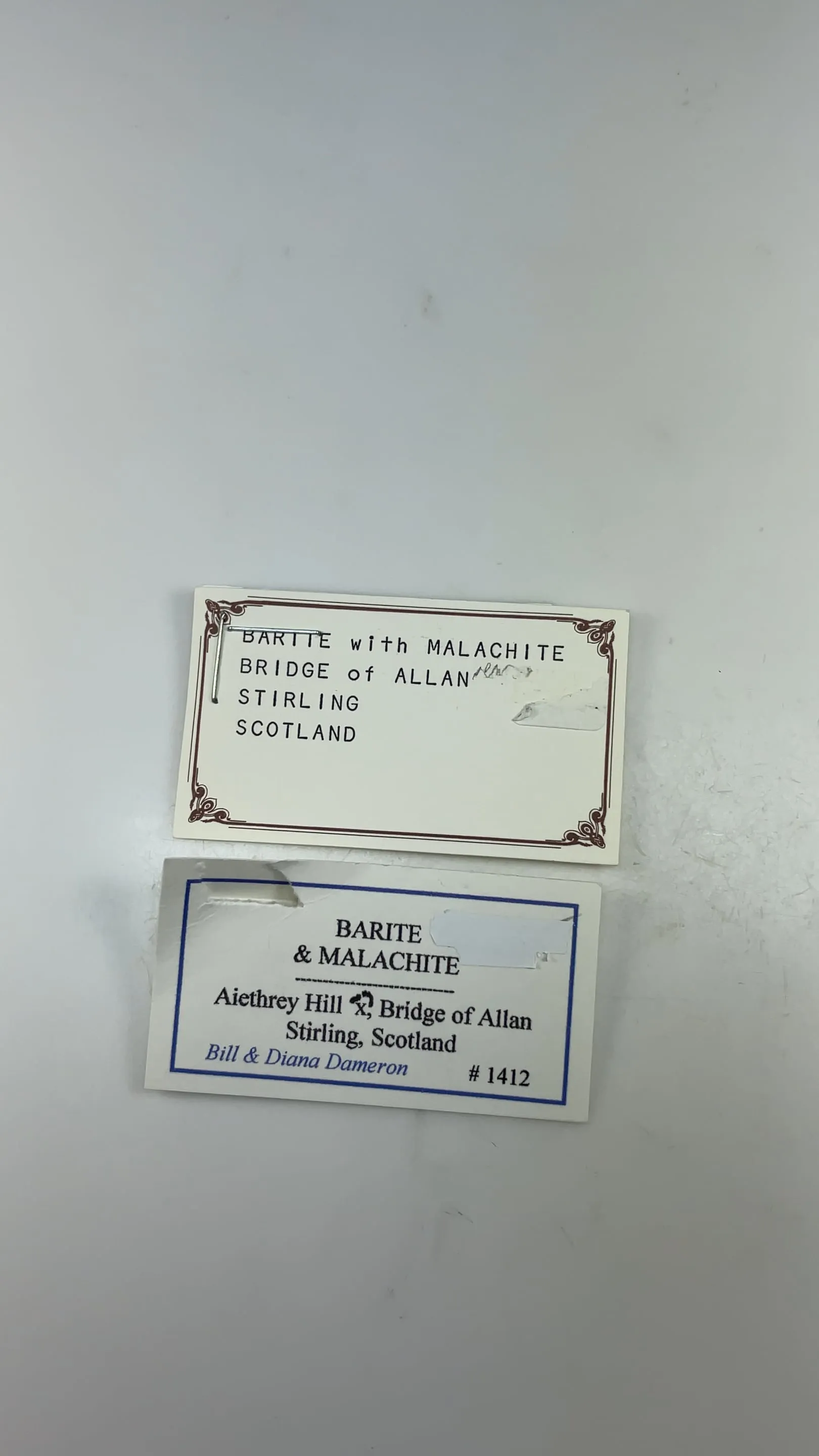 Barite with Malachite - image 2