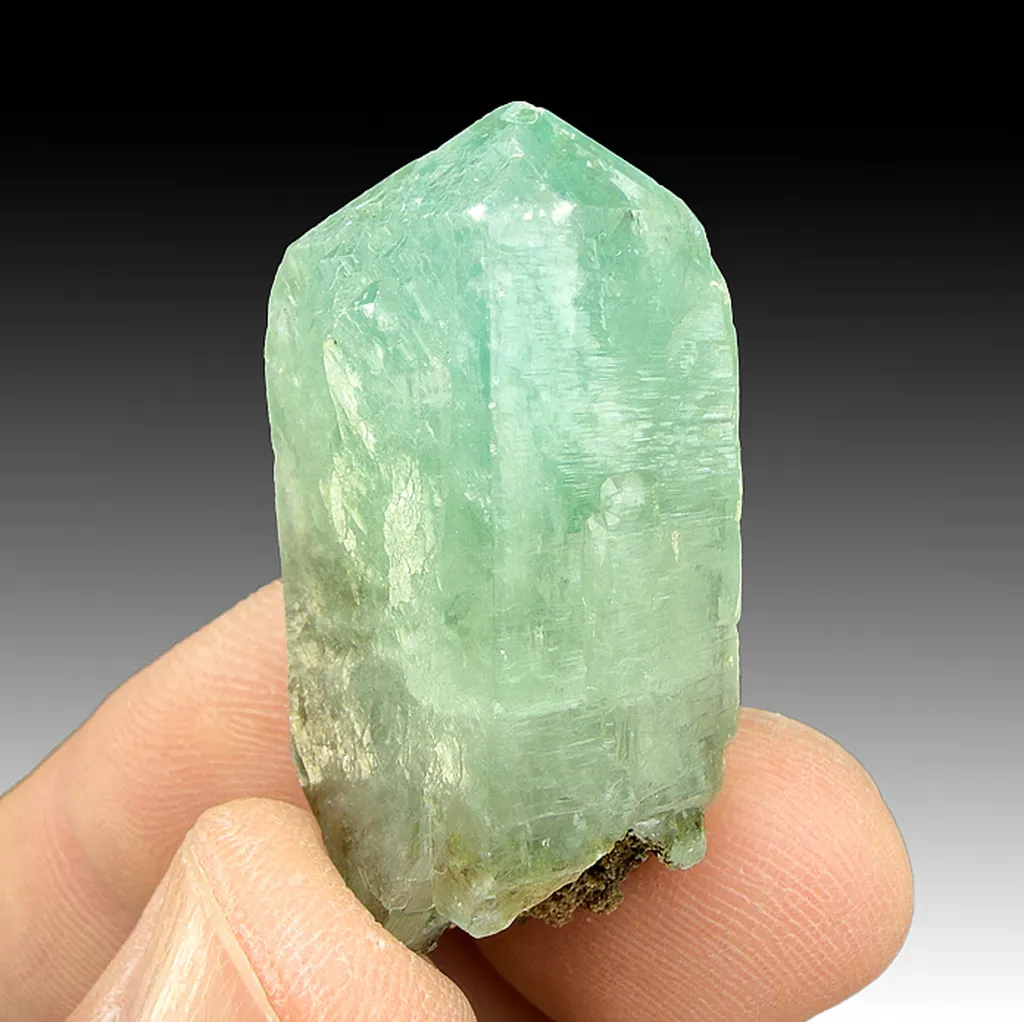 Barite with Malachite image