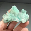 Barite with Malachite, Chrysocolla (2204) - image 2