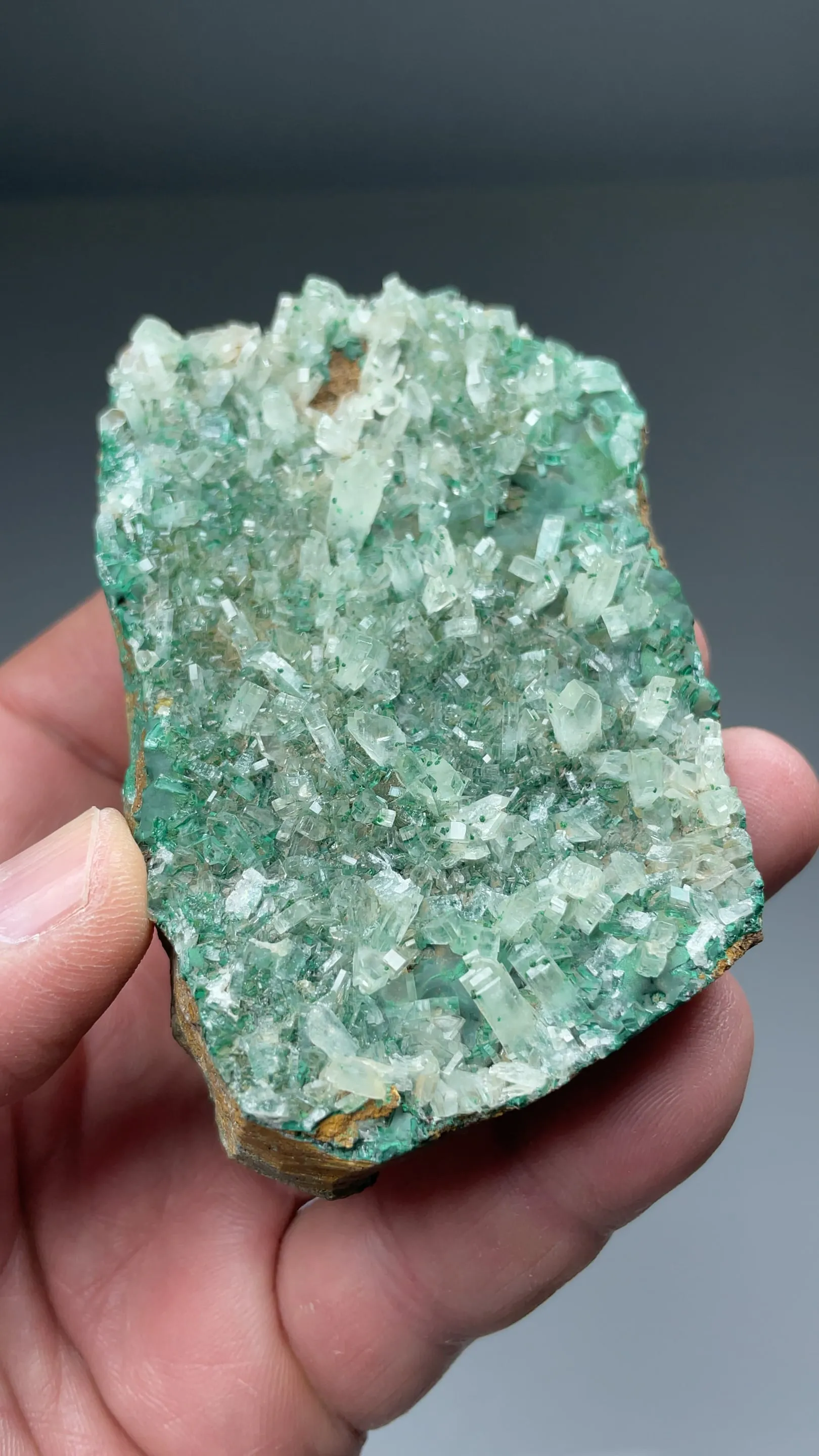 Barite with Malachite - image 2
