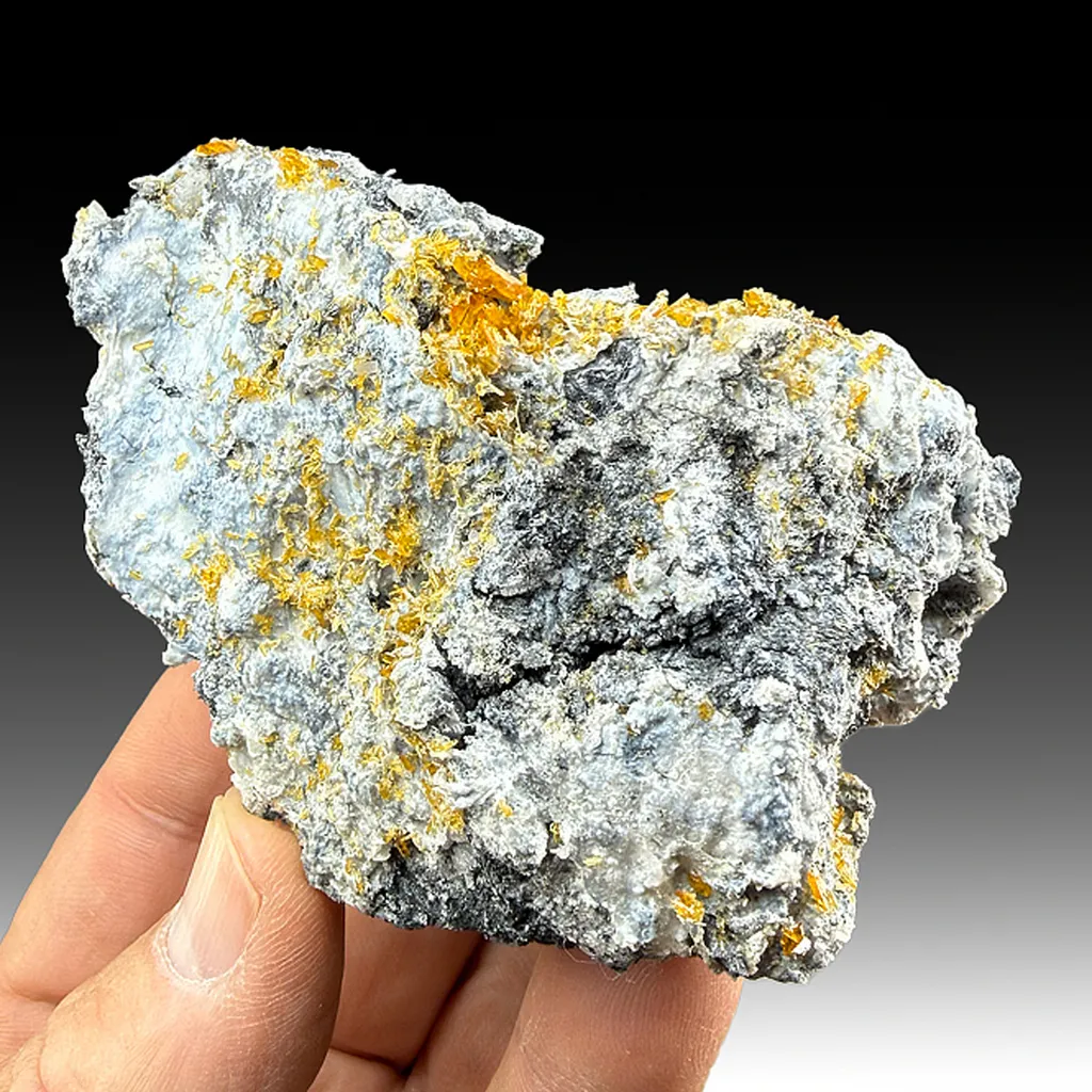 Barite with Palygorskite image