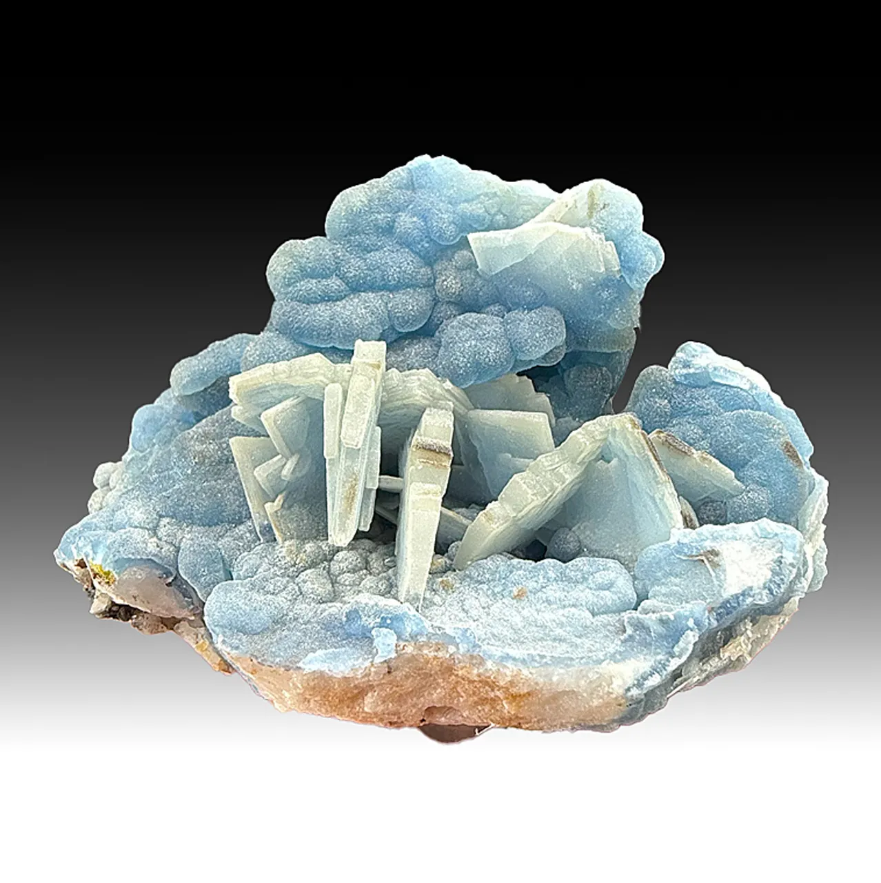 Barite with Plumbogummite, Quartz, Pyromorphite (2086) - image 1