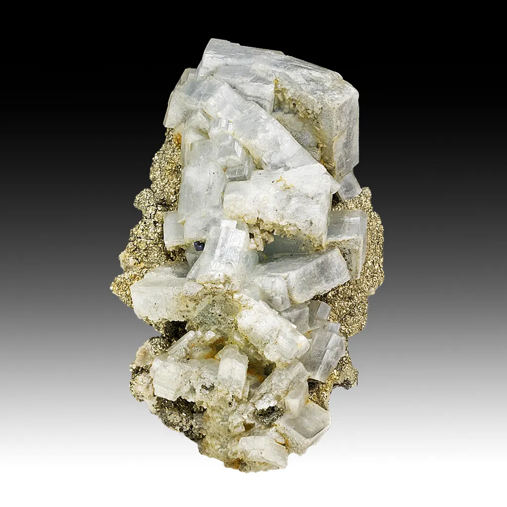 Barite with Pyrite image