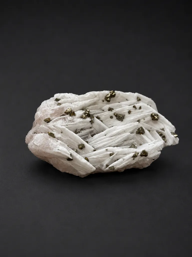 Barite with Pyrite image