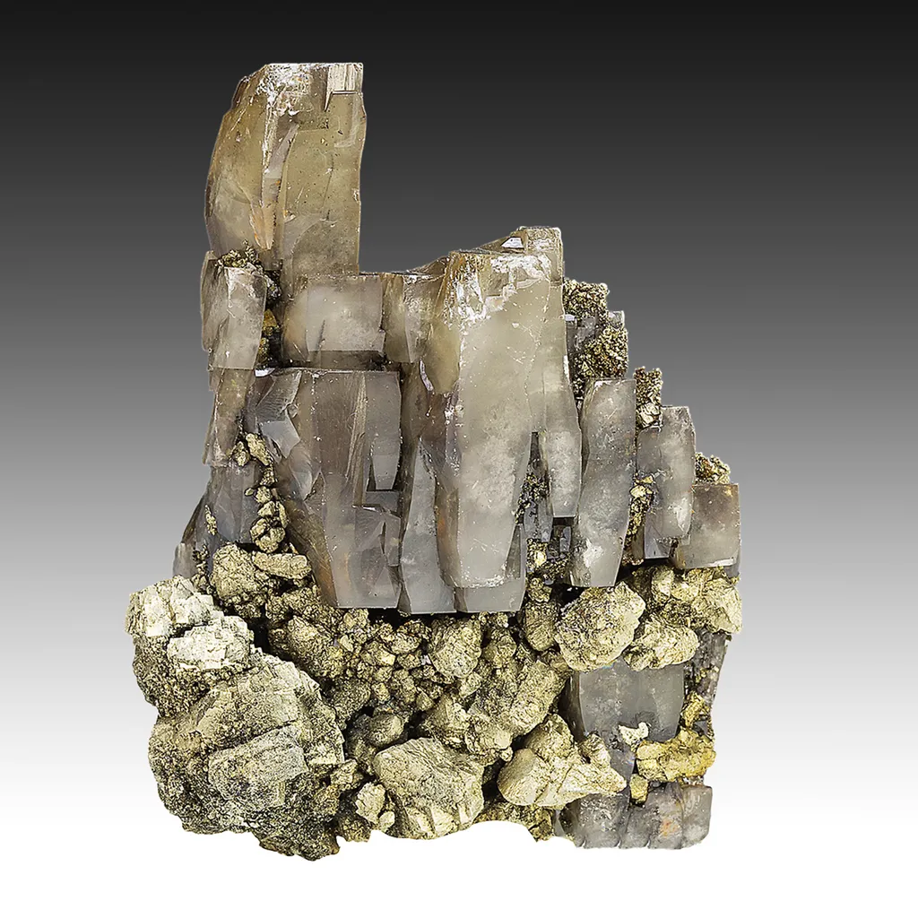 Barite with Pyrite image
