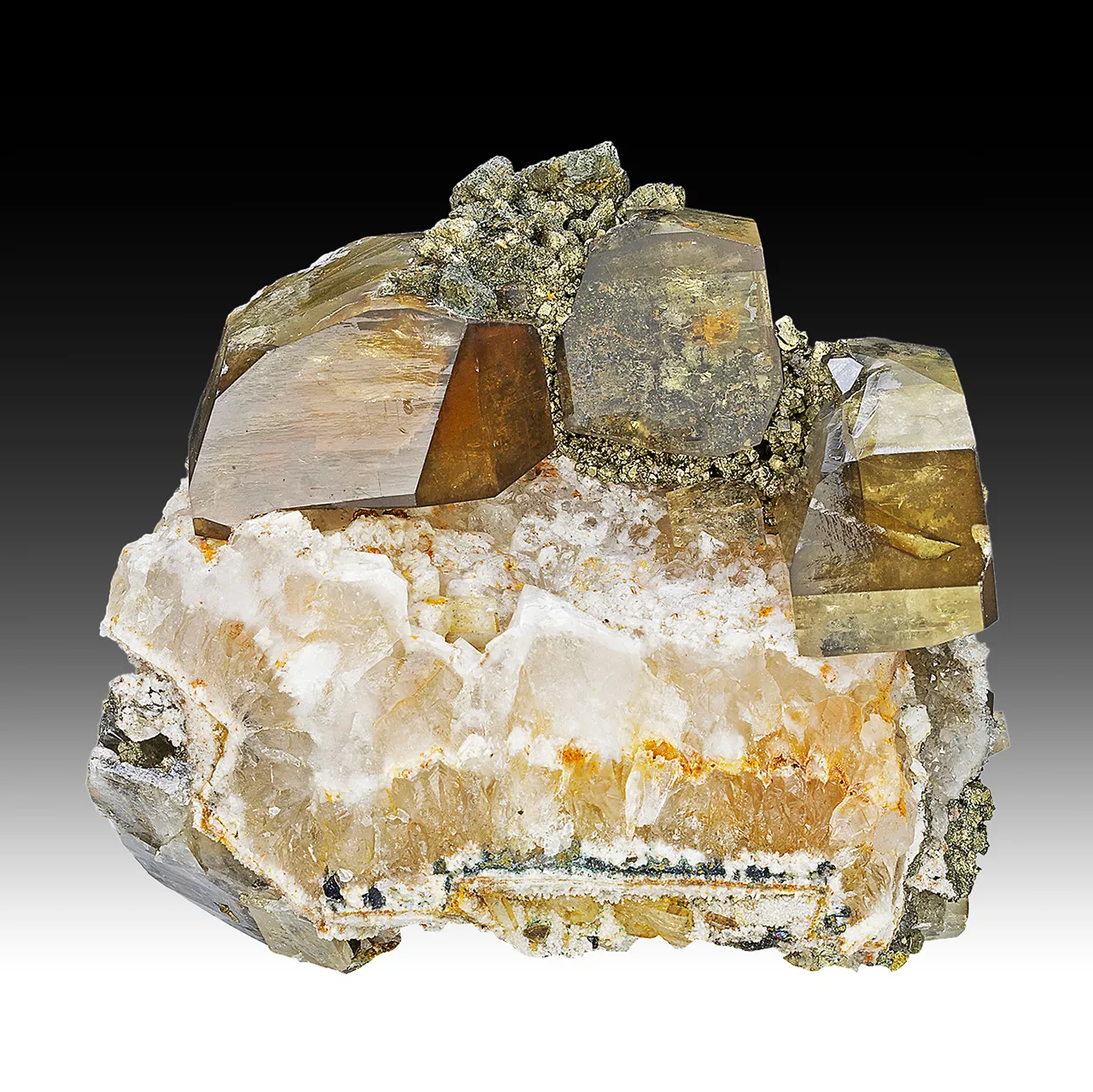 Barite with Pyrite, Quartz - image 1