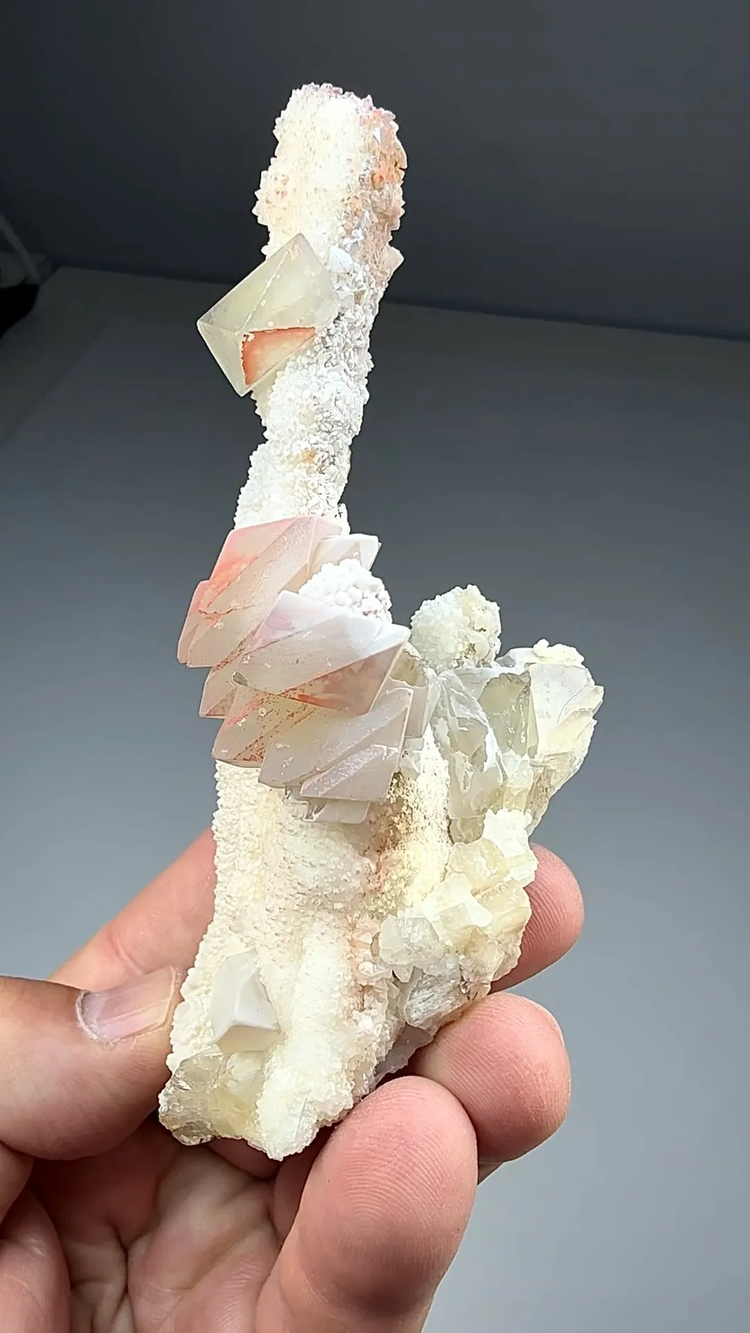 Barite with Quartz after Stibnite (1113) - image 2