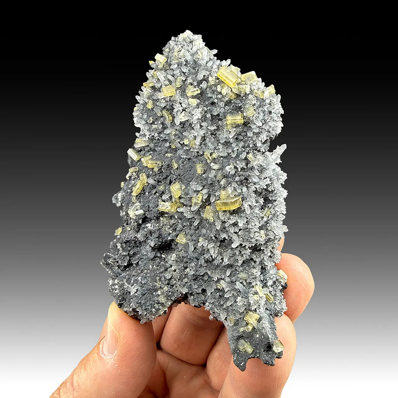 Barite with Quartz, Galena - image 1