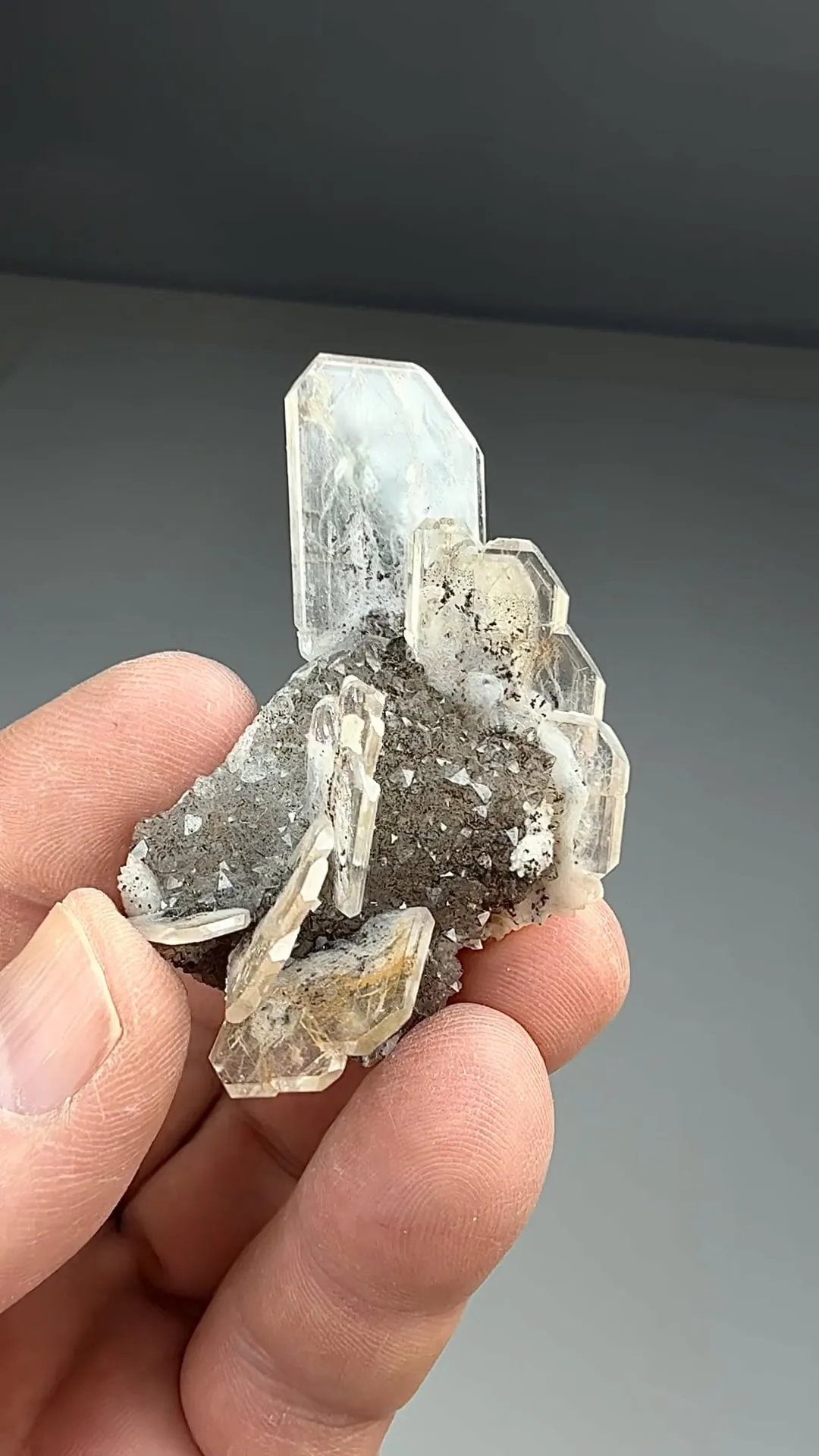 Barite with Quartz, Goethite (1170) - image 2