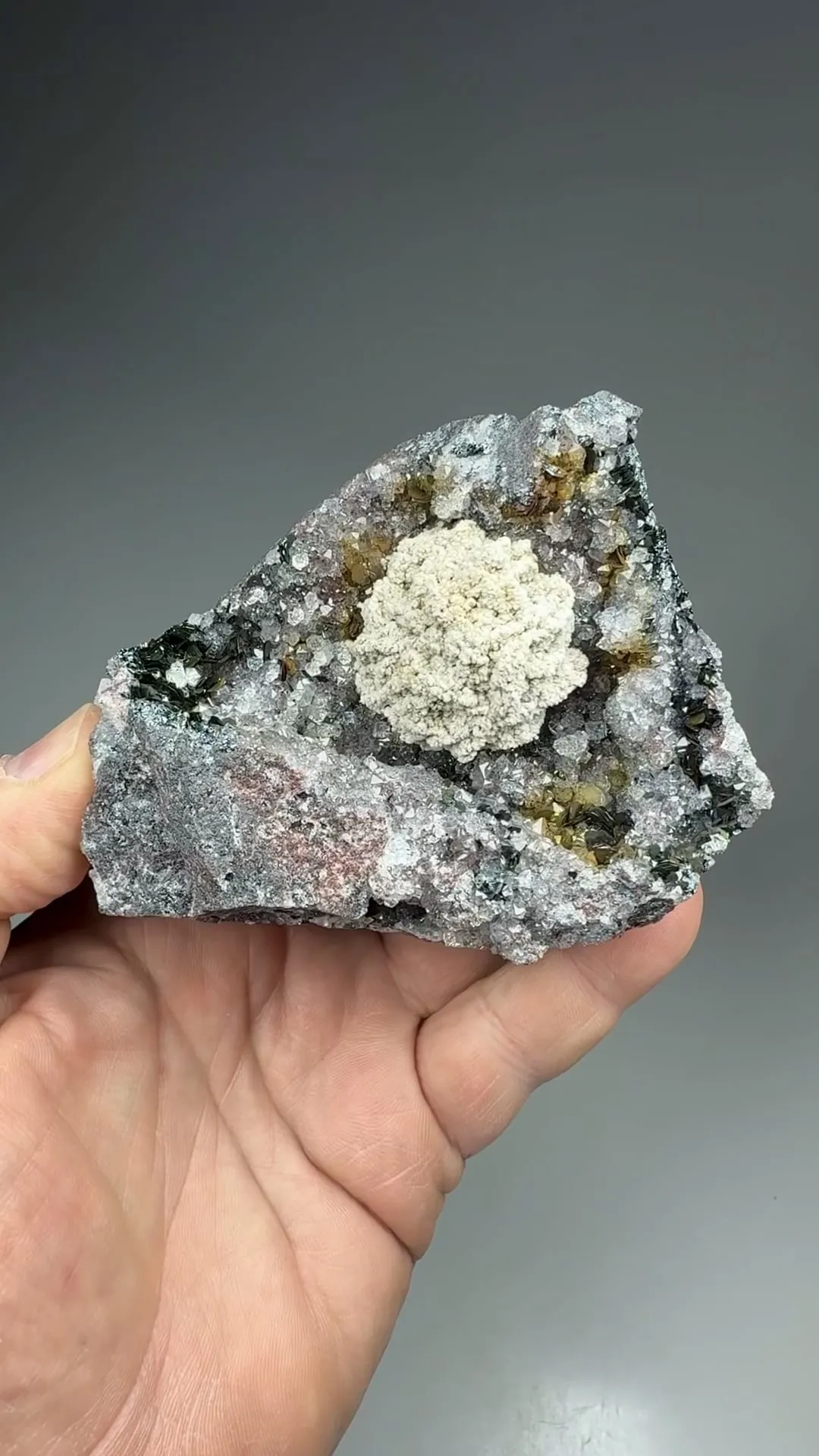 Barite with Quartz, Hematite - image 2