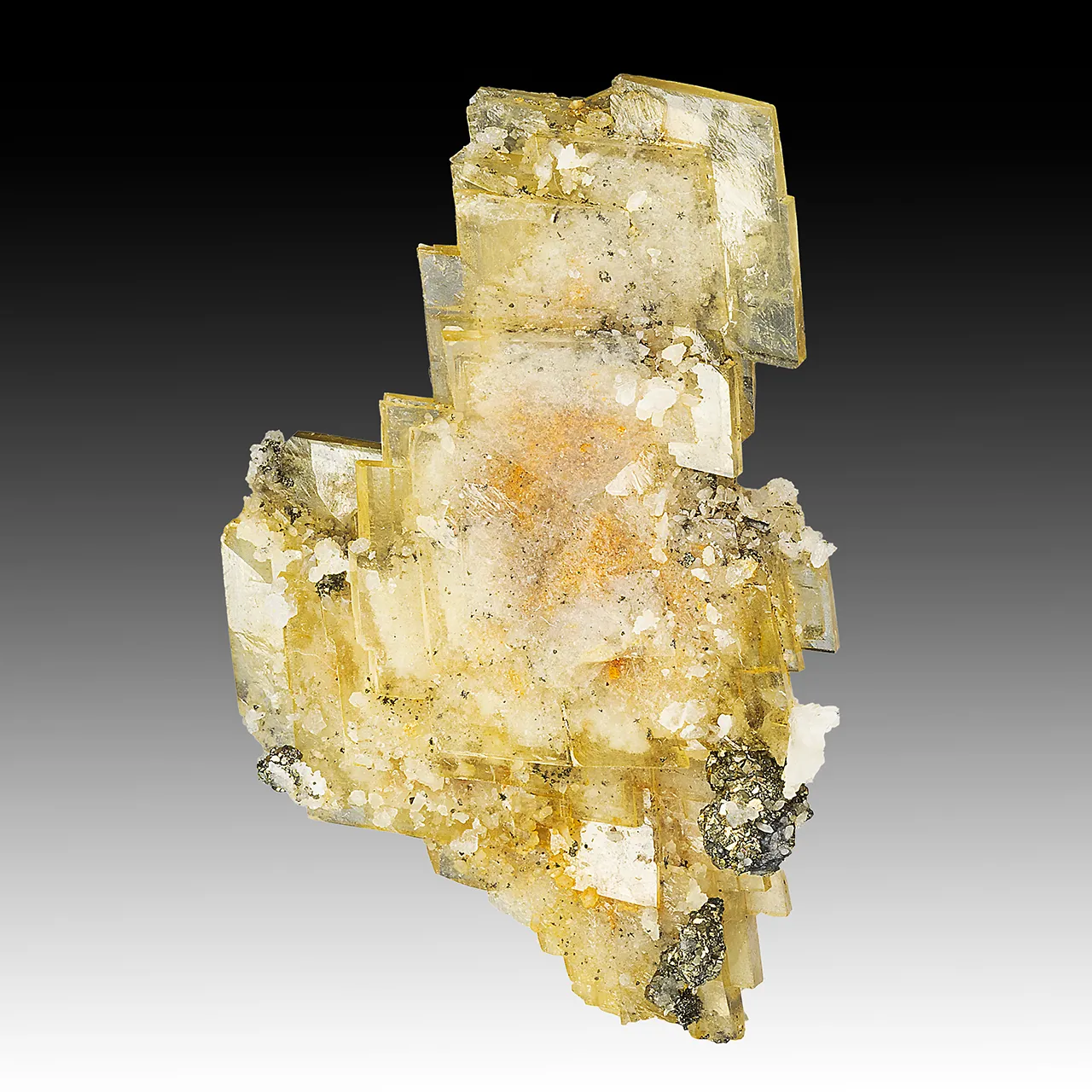 Barite with Quartz, Pyrite - image 1