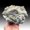 Barite with Quartz, Stephanite, Galena - image 1