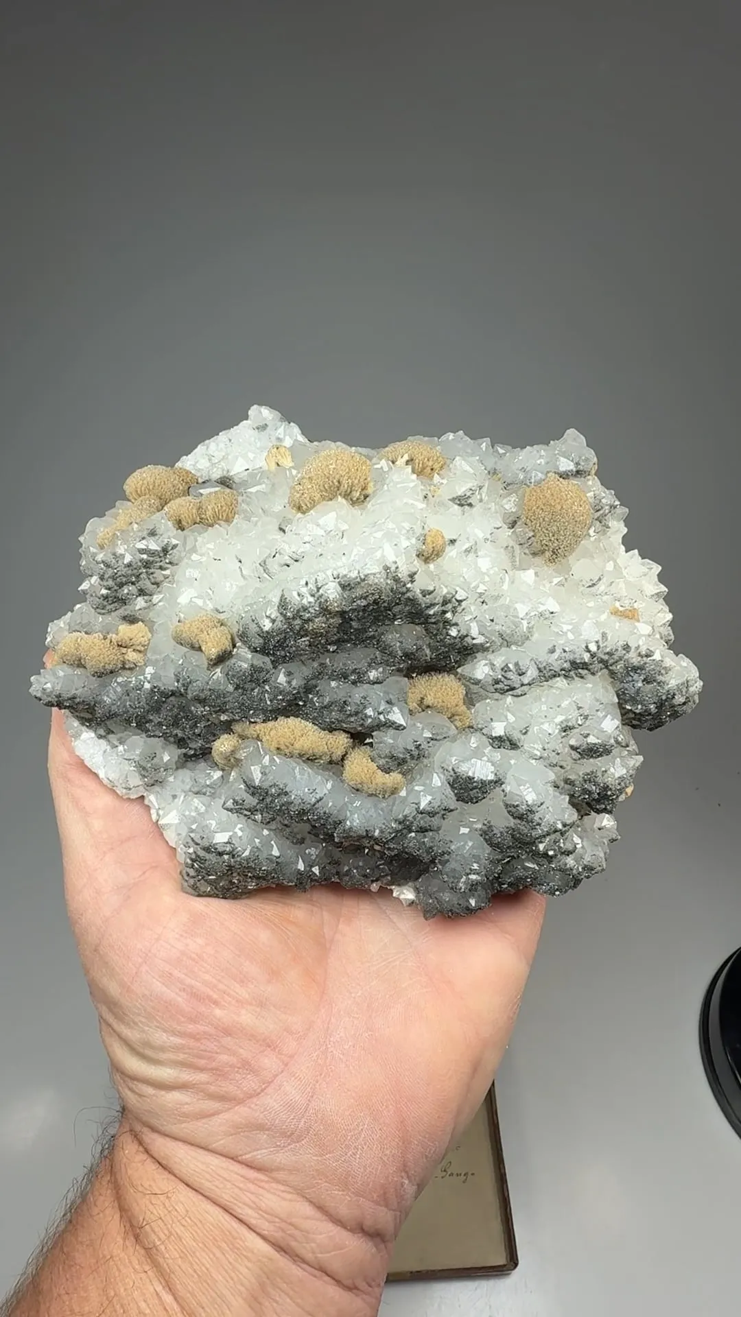 Barite with Quartz, Stephanite, Galena - image 2