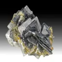 Barite with Quartz, Stibnite(?) - image 1