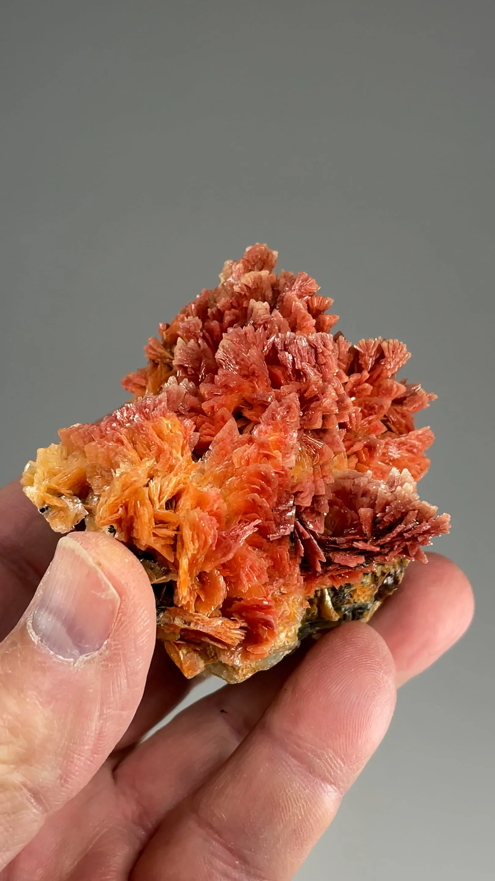 Barite with Realgar inclusions - image 2