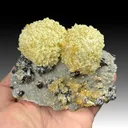 Barite with Sphalerite, Calcite, Quartz - image 1