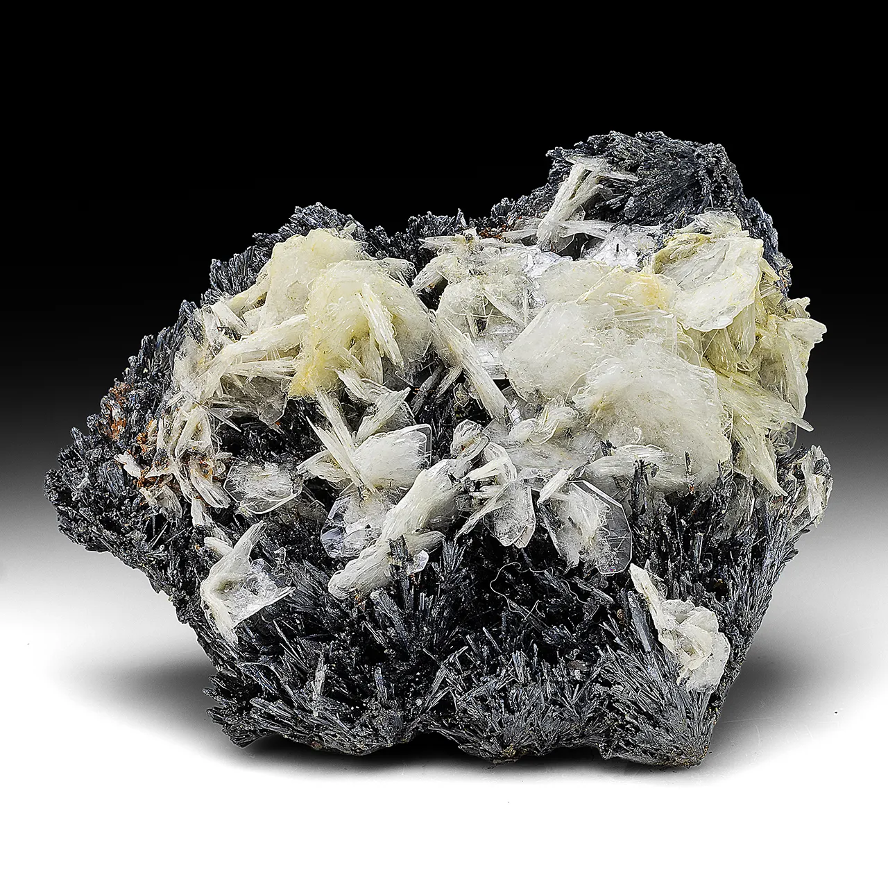 Barite with Stibnite - image 1