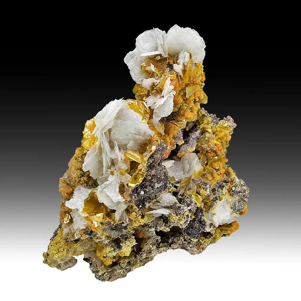 Barite with Wulfenite image
