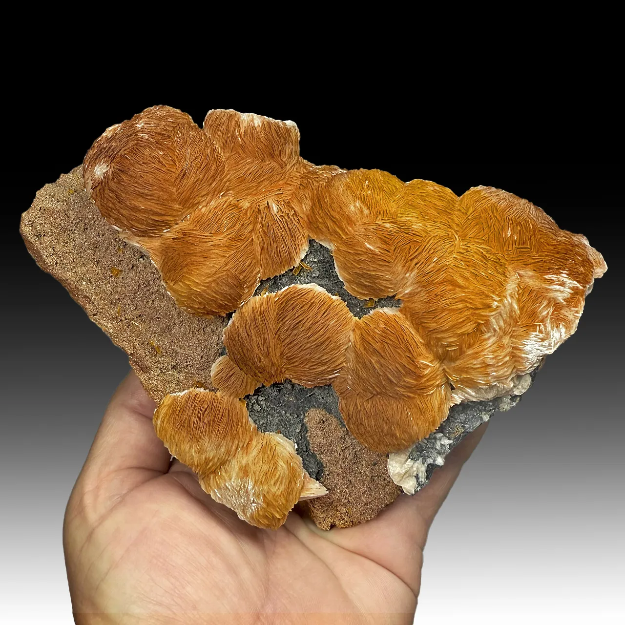 Barite with Wulfenite - image 1