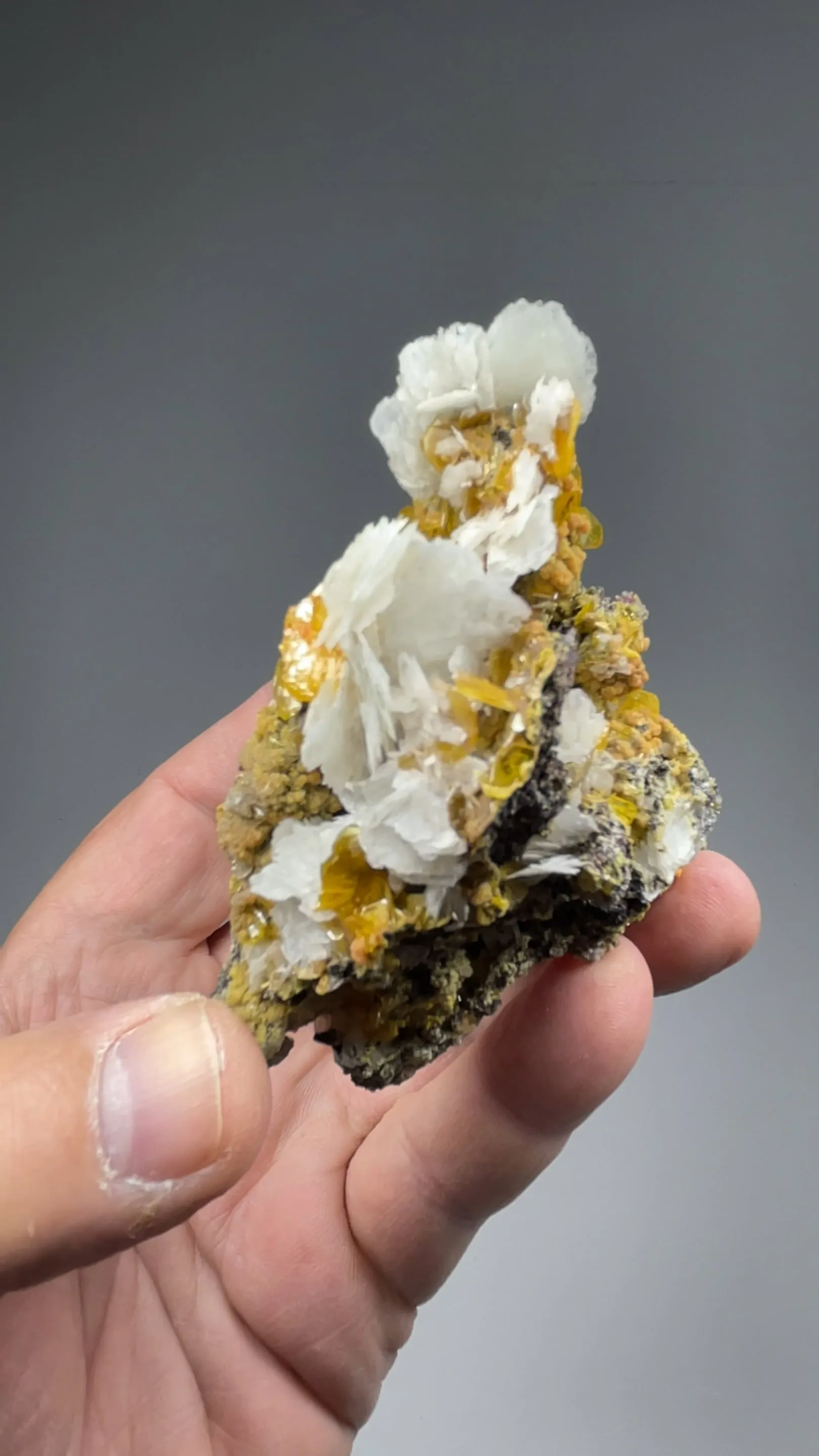 Barite with Wulfenite - image 2
