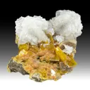 Barite with Wulfenite, Mimetite - image 1