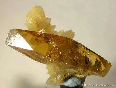 Barite With Yellow Calcite - image 3