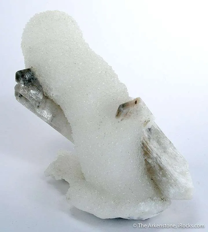 Barrerite on Quartz - image 2