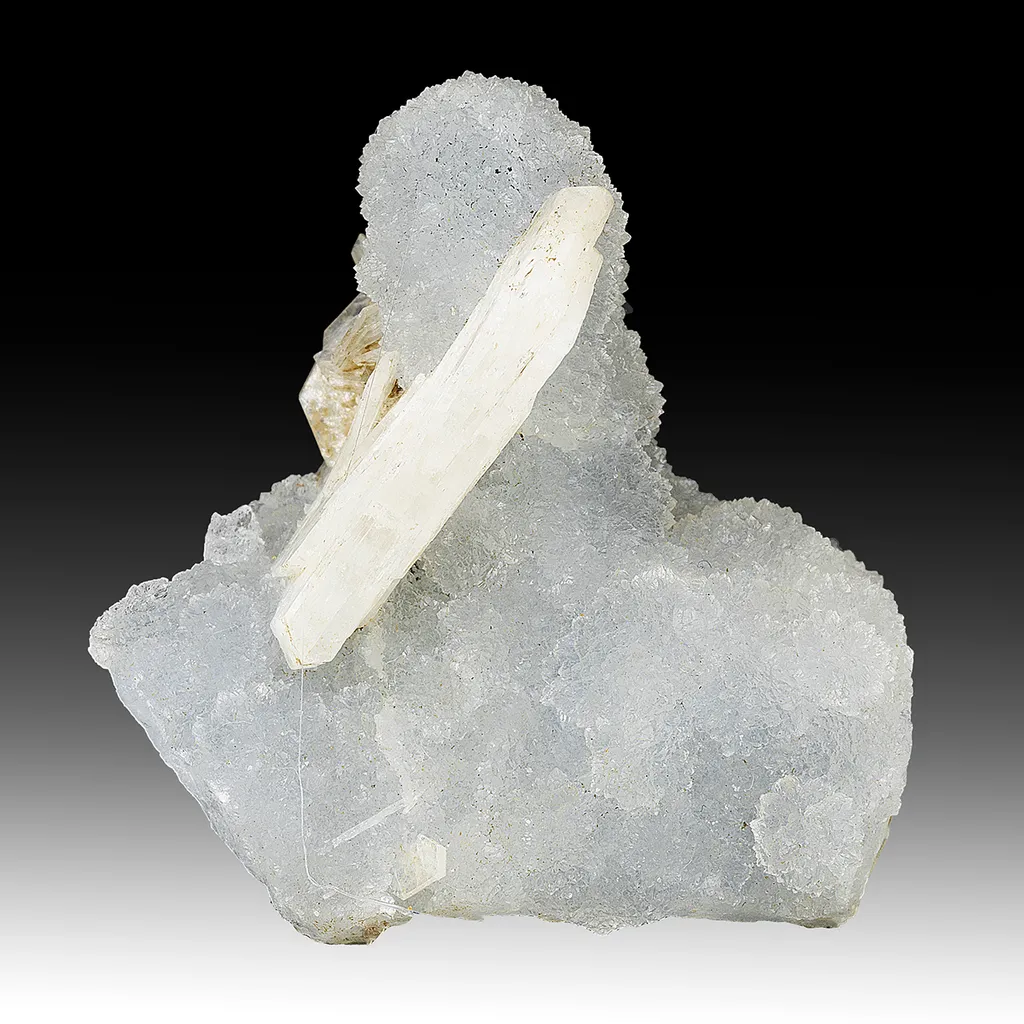 Barrerite with Quartz image