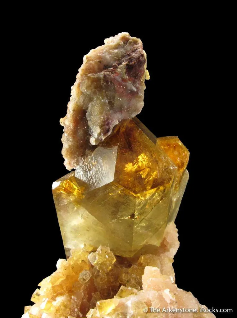 Baryte and Fluorite on Quartz - image 6
