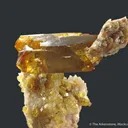 Baryte and Fluorite on Quartz - image 1