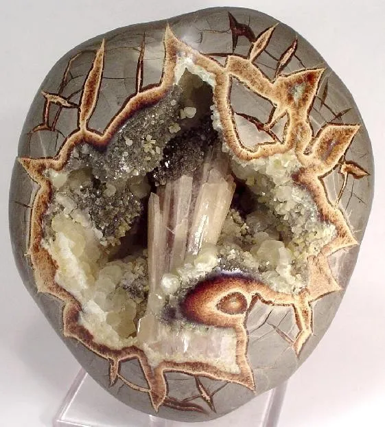 Baryte, Calcite image