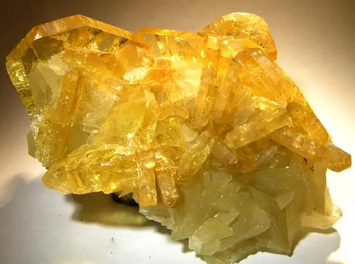 Baryte, Calcite image