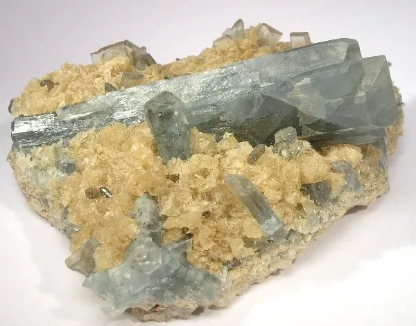 Baryte, Calcite image