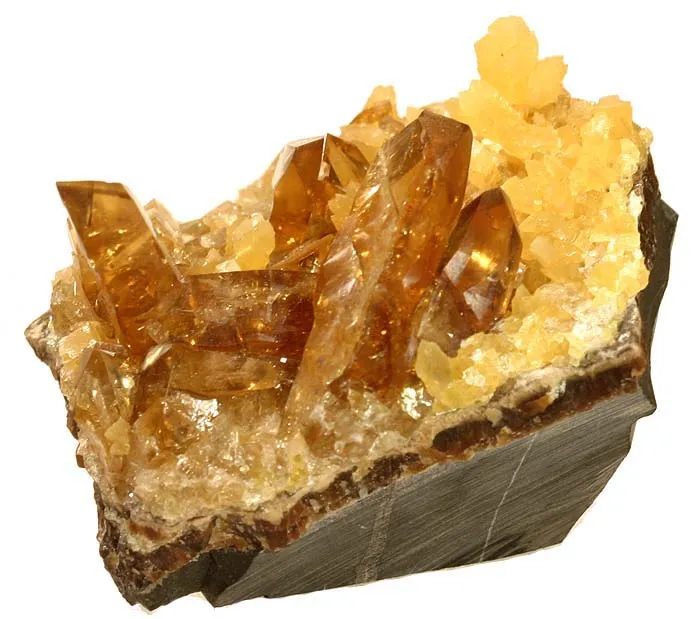 Baryte, Calcite image