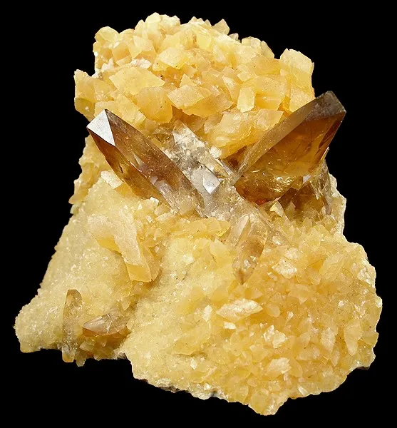 Baryte, Calcite image