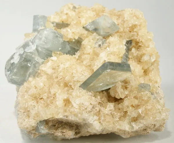 Baryte, Calcite image