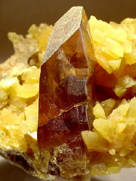 Baryte, Calcite image