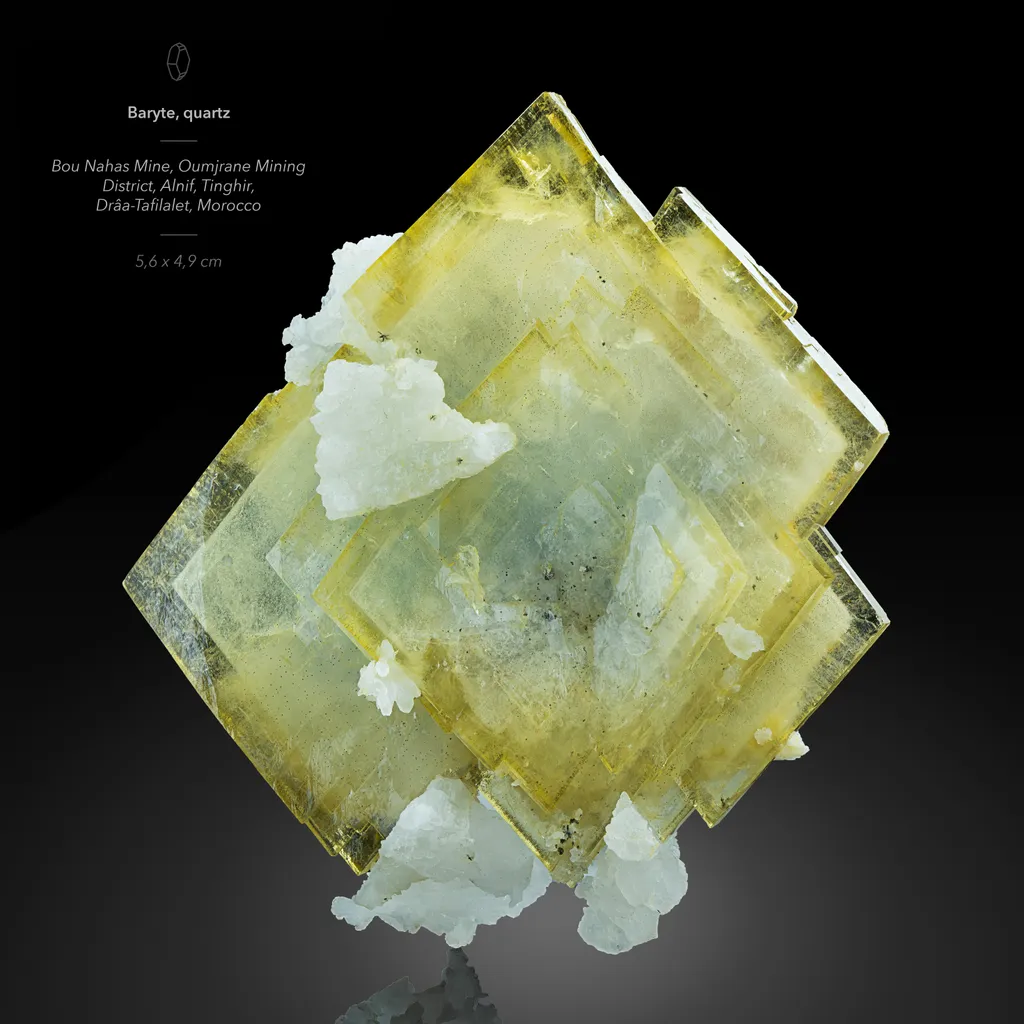 Baryte from Bou Nahas mine, Morocco image