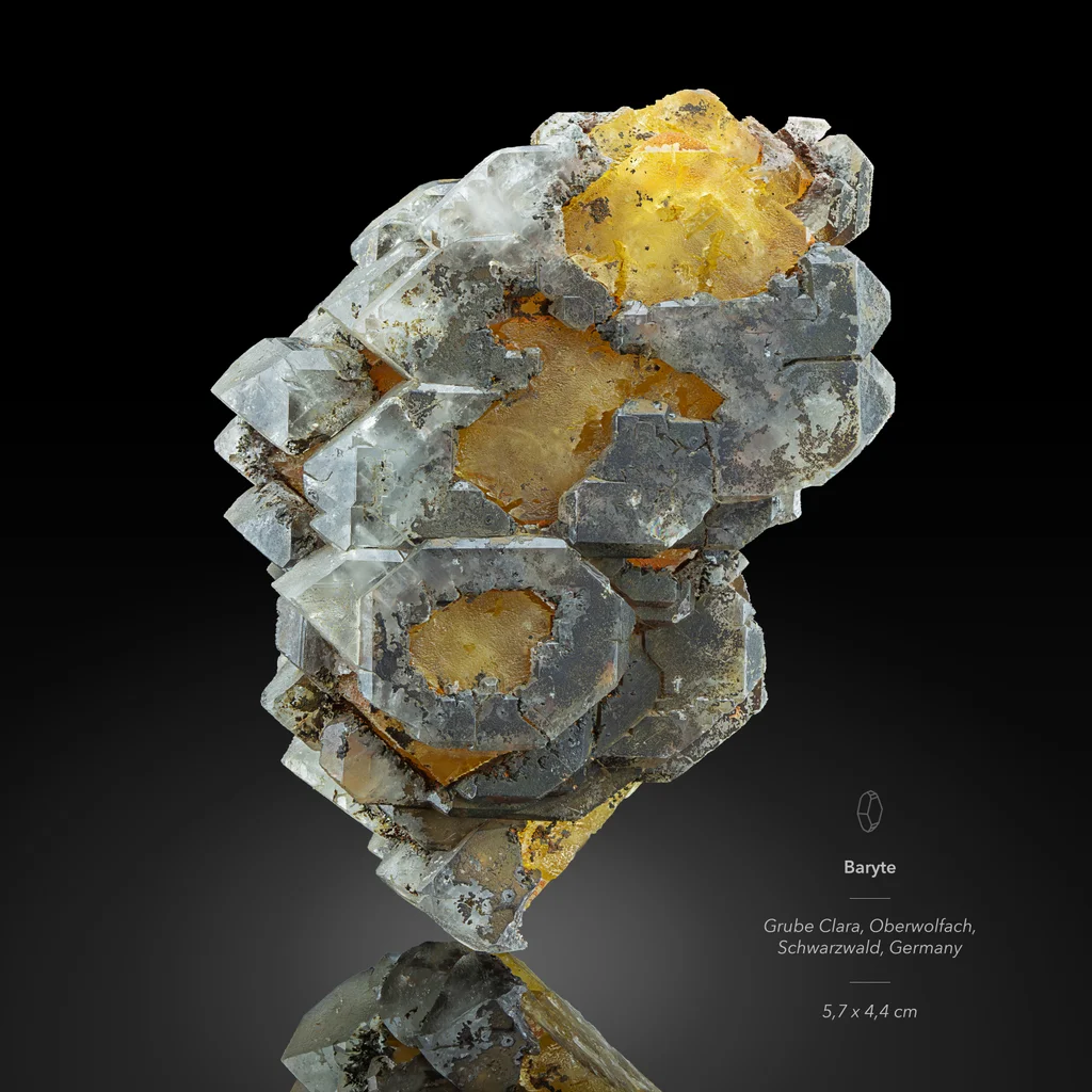 Baryte from Clara Mine, Oberwolfach, Baden-Württemberg, Germany image