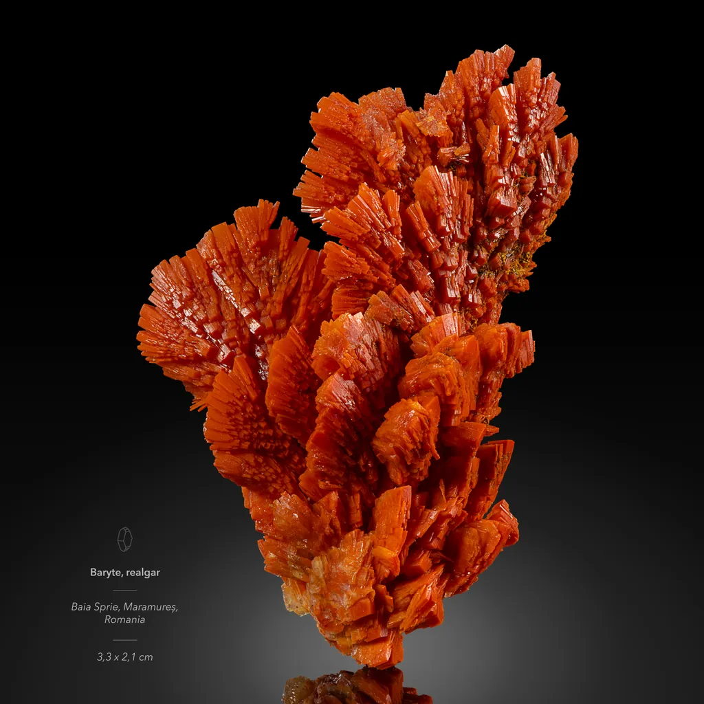 Baryte from Romania, Maramureș County, Baia Sprie image