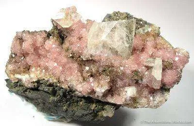 Baryte, Gageite, & Rhodochrosite image