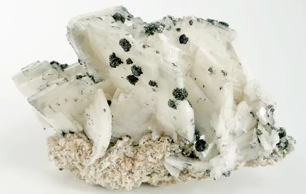 Baryte, Goethite image