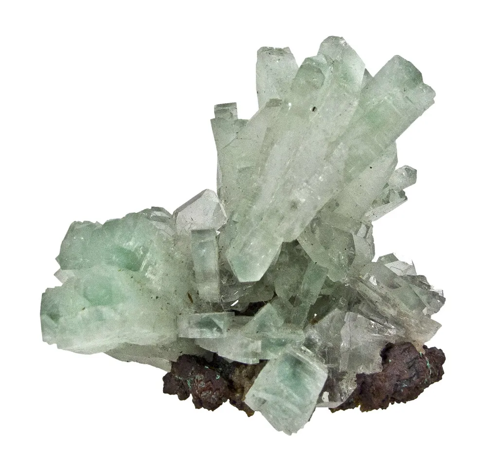 Baryte Included By Malachite image