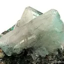 Baryte Included By Malachite - image 2