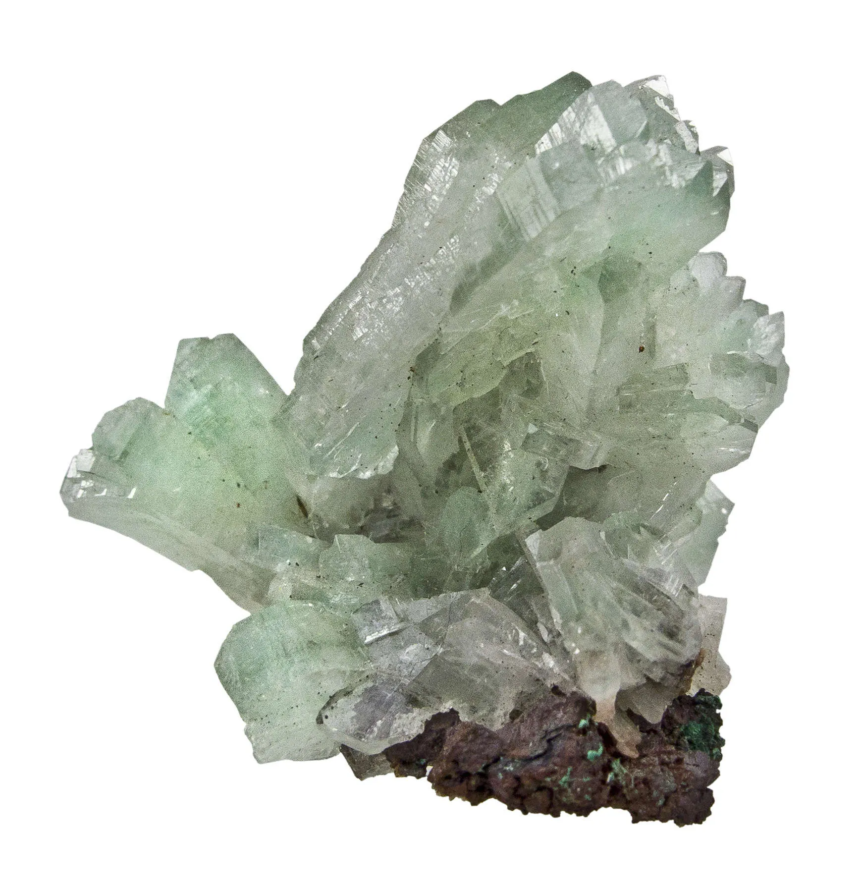 Baryte Included By Malachite - image 5